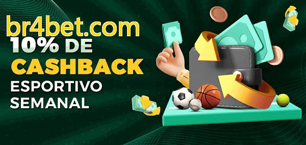 10% de bônus de cashback na br4bet.com